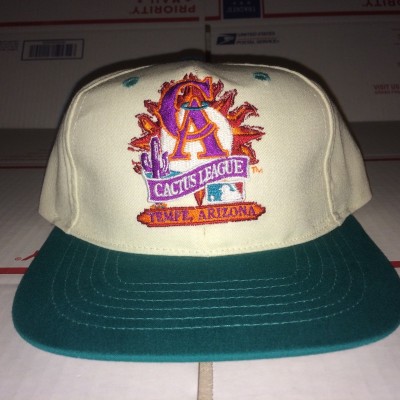Cactus League MLB Baseball Cap Spring Training Snapback Hat VTG Tempe Arizona CA  eb-64499555